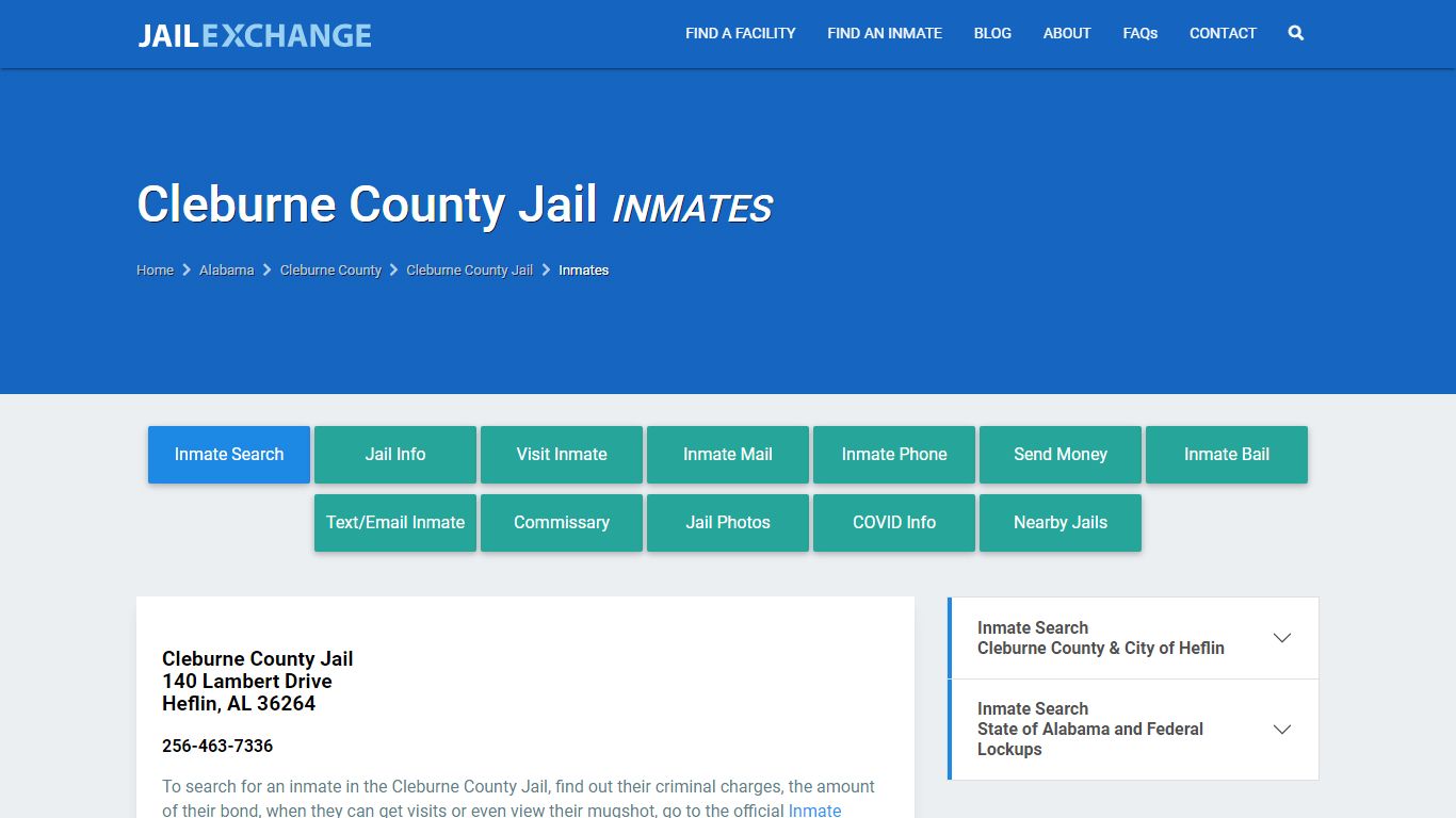 Cleburne County Jail Inmates | Arrests | Mugshots | AL